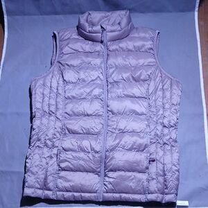 Women's Purple Puffer Vest